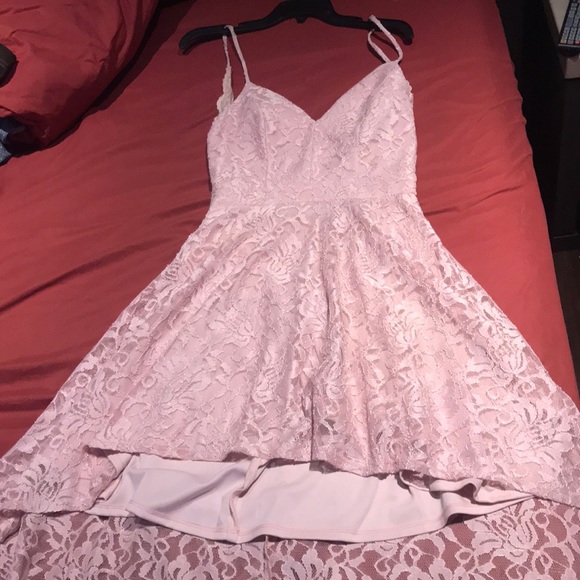 Lace high low skater dress - Picture 2 of 6